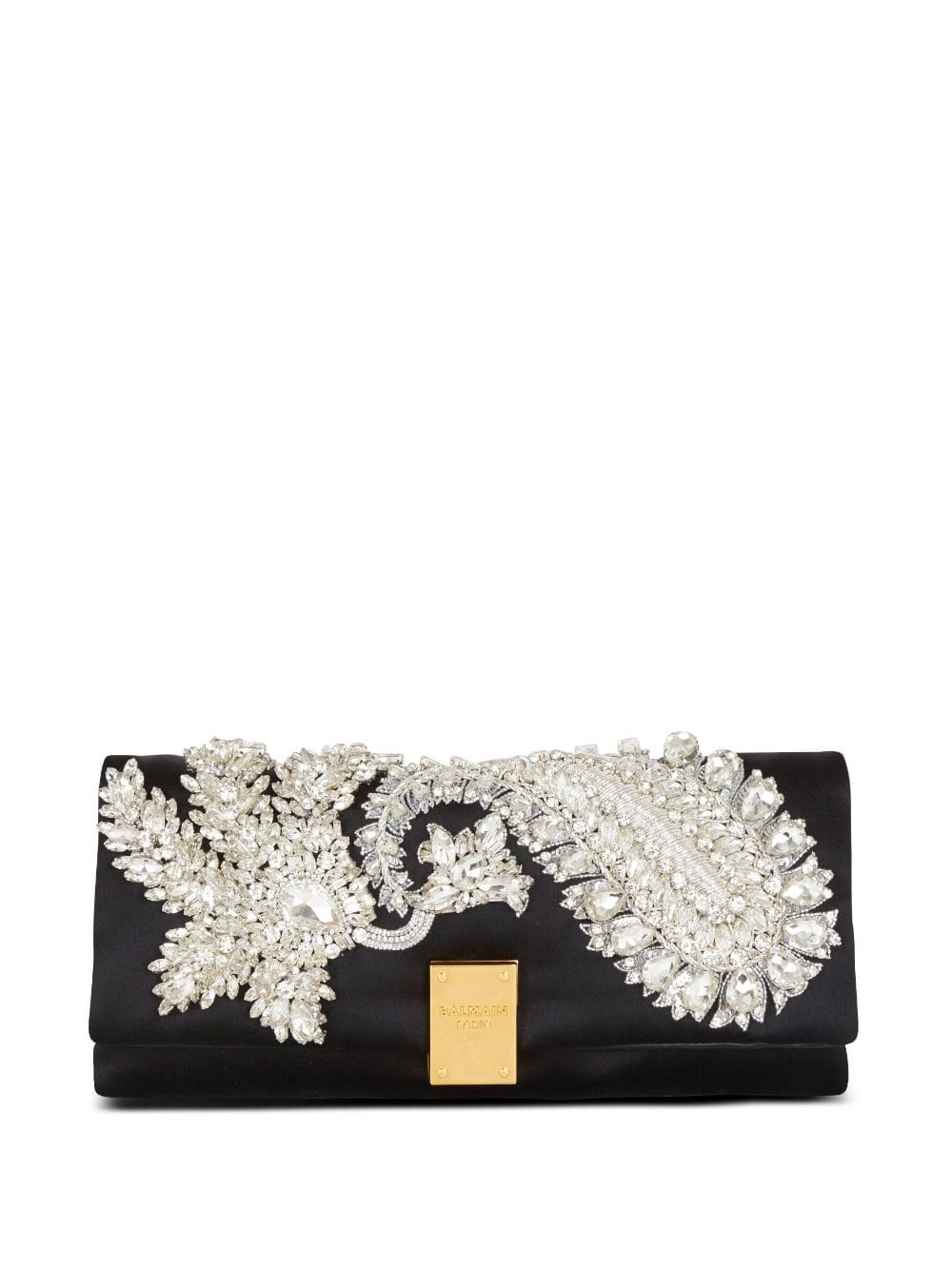 Balmain 1945 Soft embroidered clutch bag