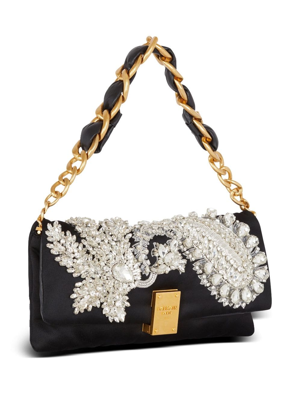 Balmain 1945 Soft embroidered clutch bag - Image 5