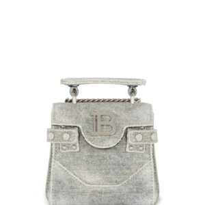 Balmain mini B-Buzz 12 denim handbag