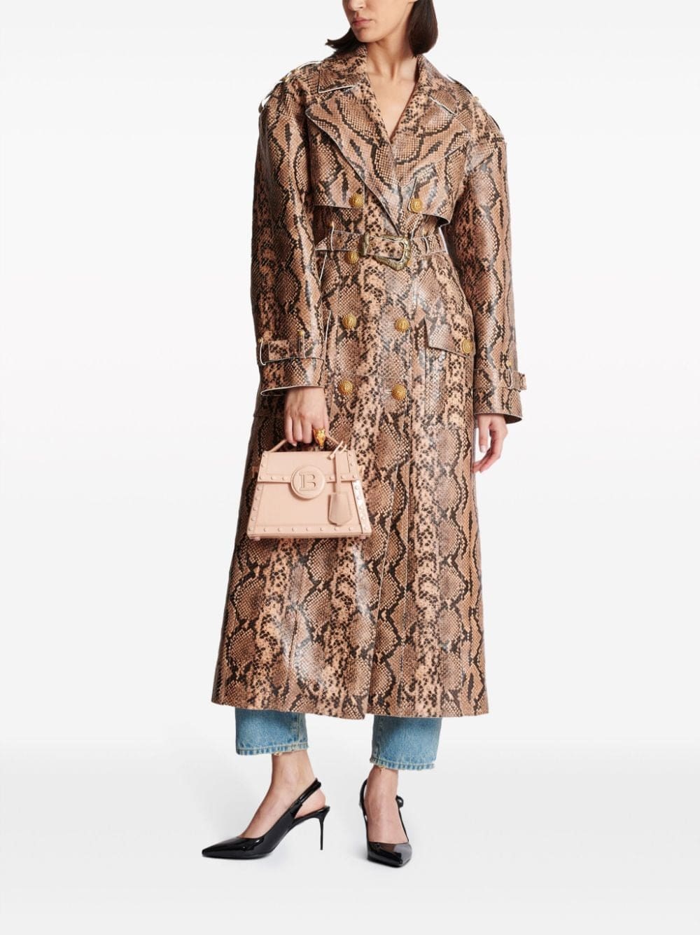 Balmain B-Buzz Dynasty leather handbag - Image 2