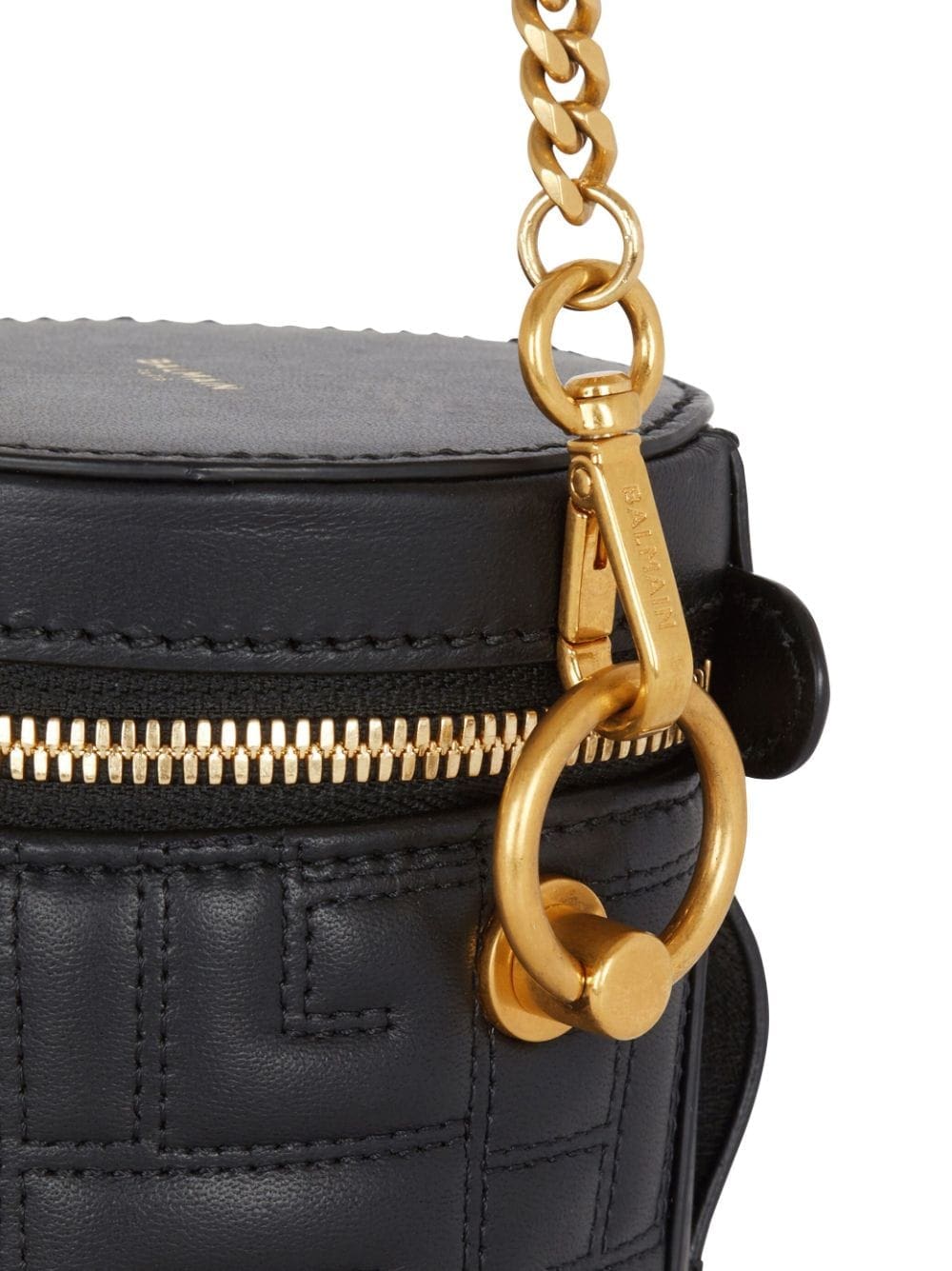 Balmain 1945 quilted leather minaudière bag - Image 5