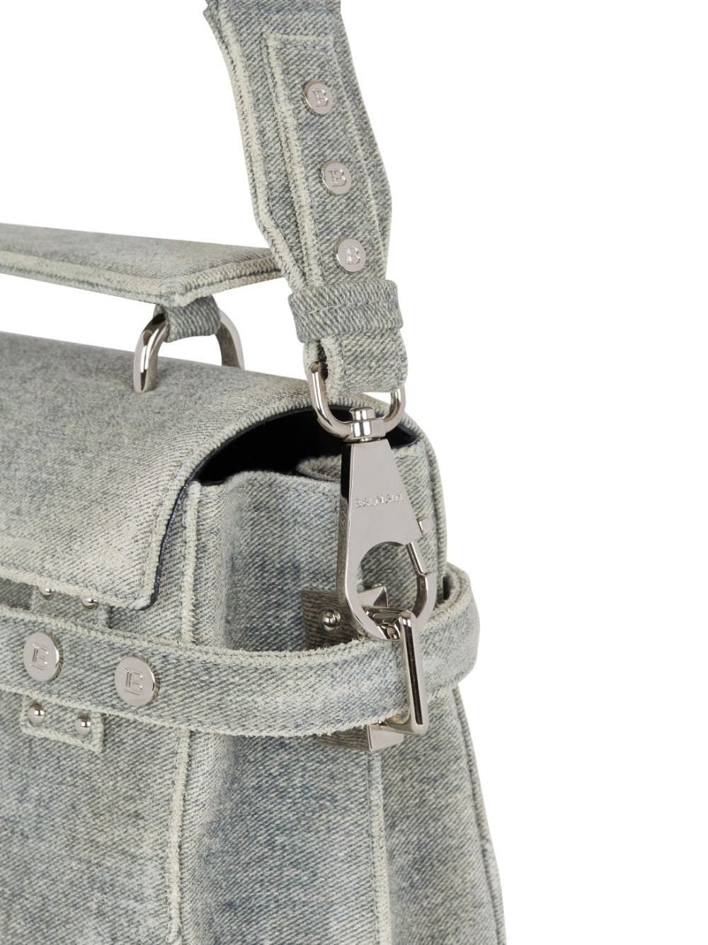 Balmain B-Buzz 23 denim handbag - Image 5