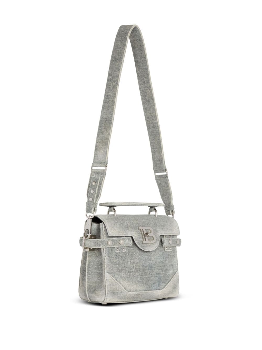 Balmain B-Buzz 23 denim handbag - Image 3
