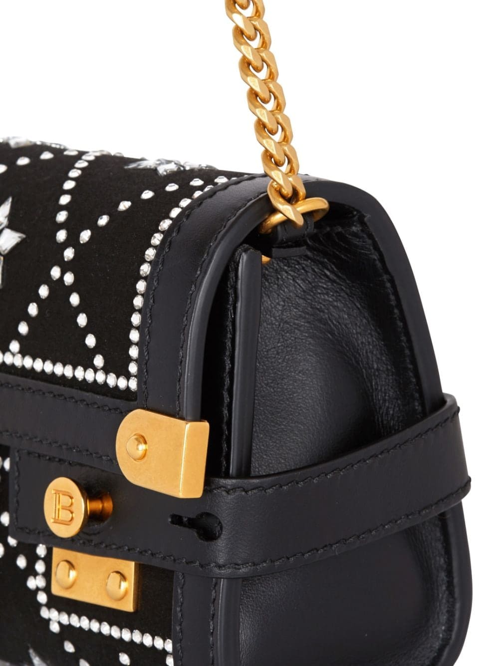 Balmain B-Buzz 23 leather clutch bag - Image 5