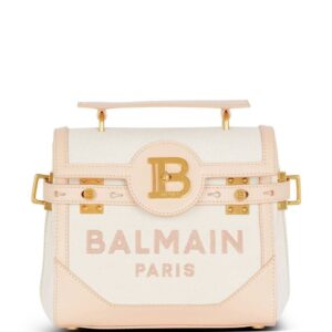 Balmain B-Buzz 23 canvas handbag