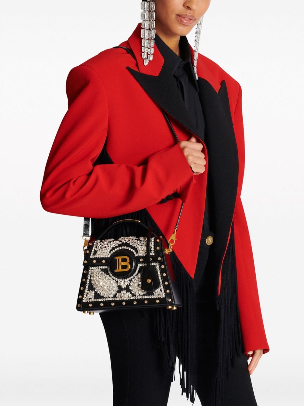 Balmain B-Buzz Dynasty embellished handbag - Image 3