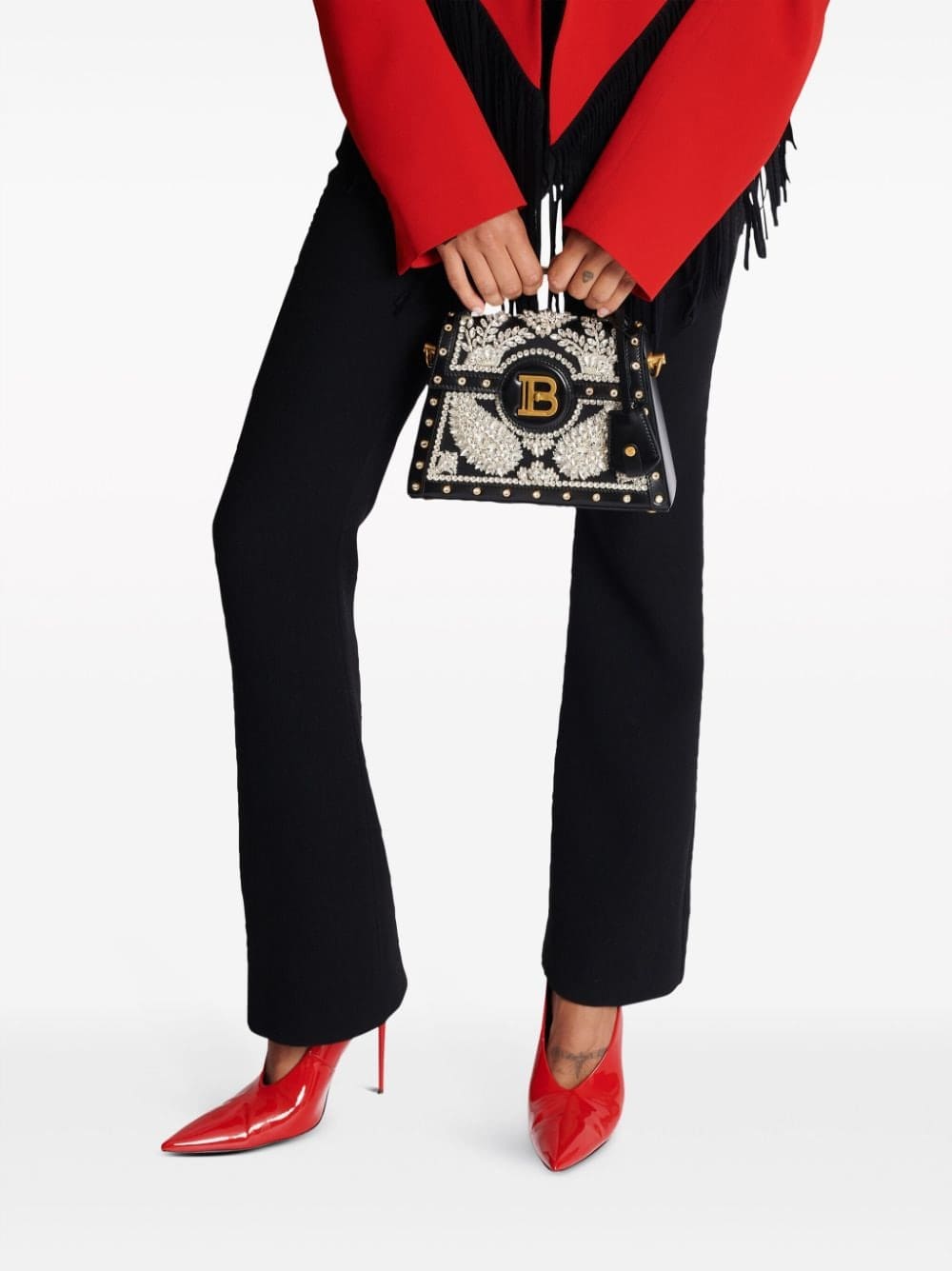 Balmain B-Buzz Dynasty embellished handbag - Image 2