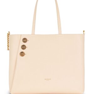 Balmain Embleme leather tote bag