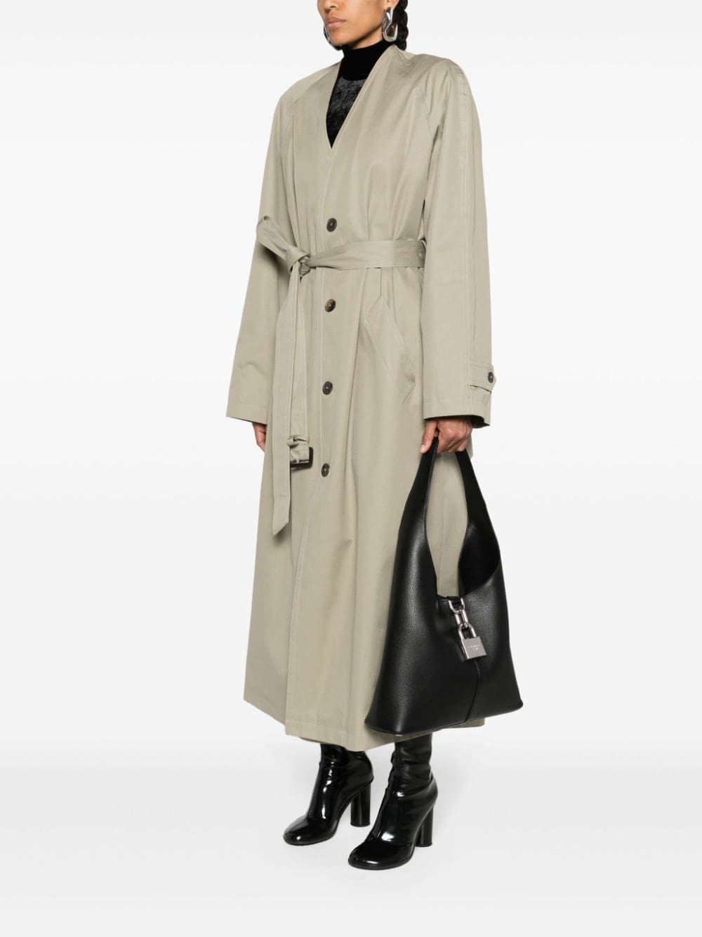 Balenciaga medium Locker leather shoulder bag - Image 2