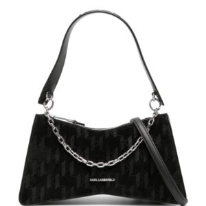 Karl Lagerfeld K/Seven Element monogram suede tote bag