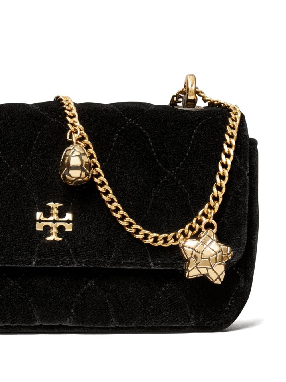 Tory Burch mini Kira velvet crossbody bag - Image 4