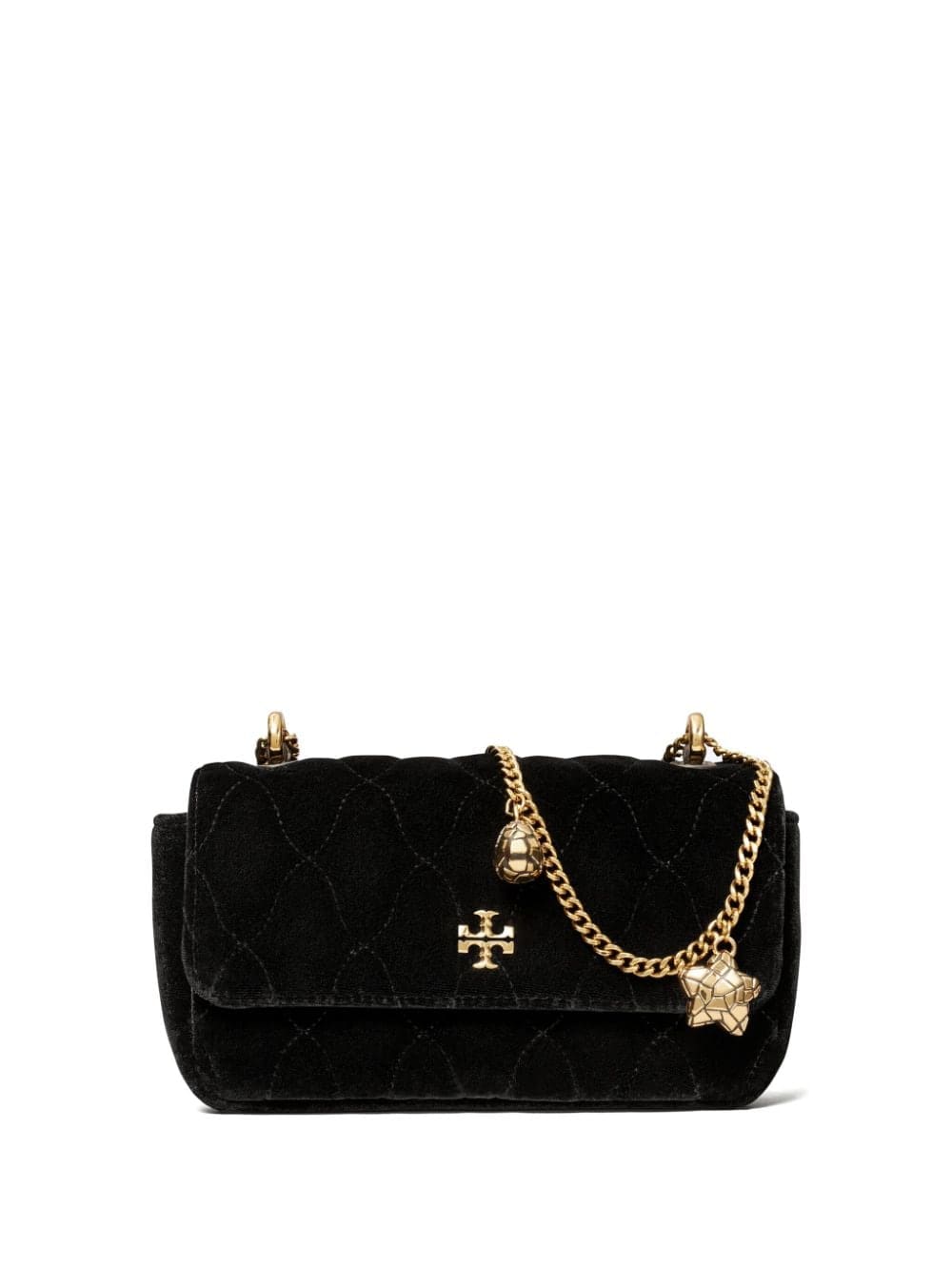 Tory Burch mini Kira velvet crossbody bag