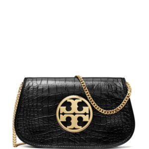 Tory Burch Reva crocodile-effect crossbody bag