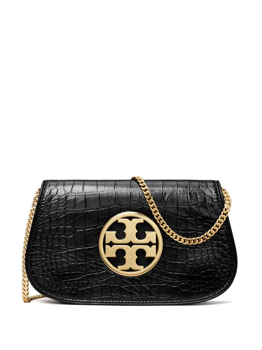 Tory Burch Reva crocodile-effect crossbody bag