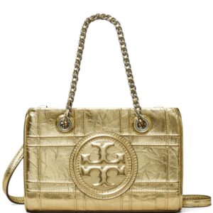 Tory Burch Fleming metallic mini bag
