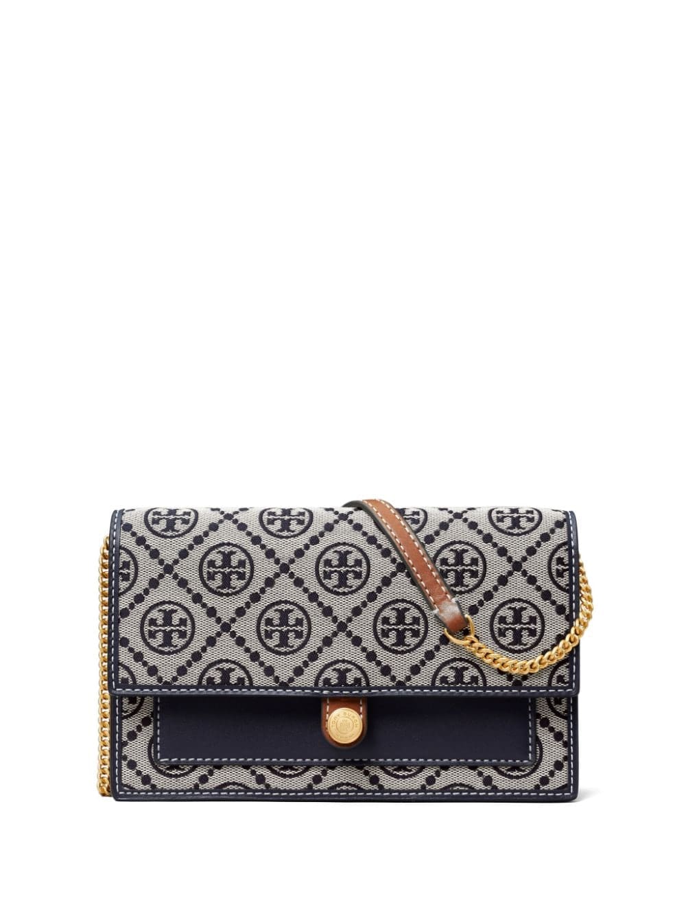 Tory Burch T Monogram chain wallet