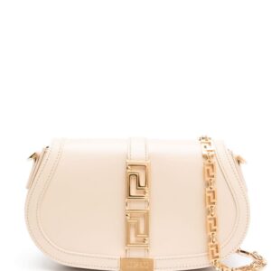 Versace Greca Goddess leather shoulder bag