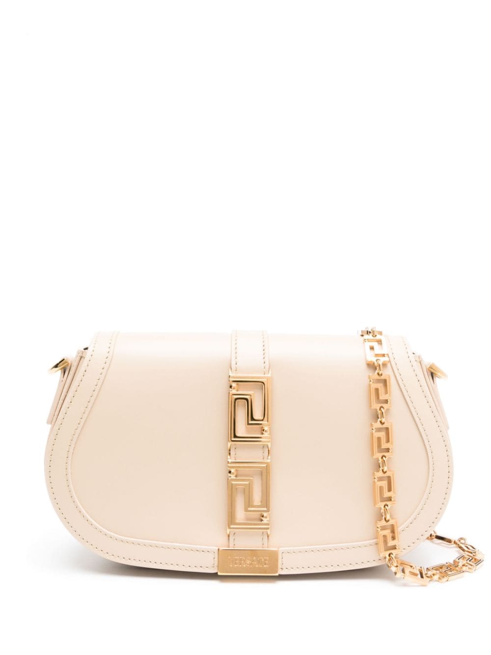 Versace Greca Goddess leather shoulder bag