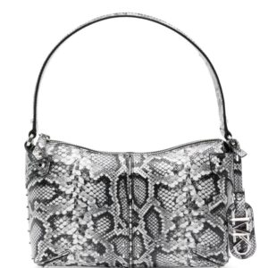 Michael Kors large Astor snakeskin-print shoulder bag