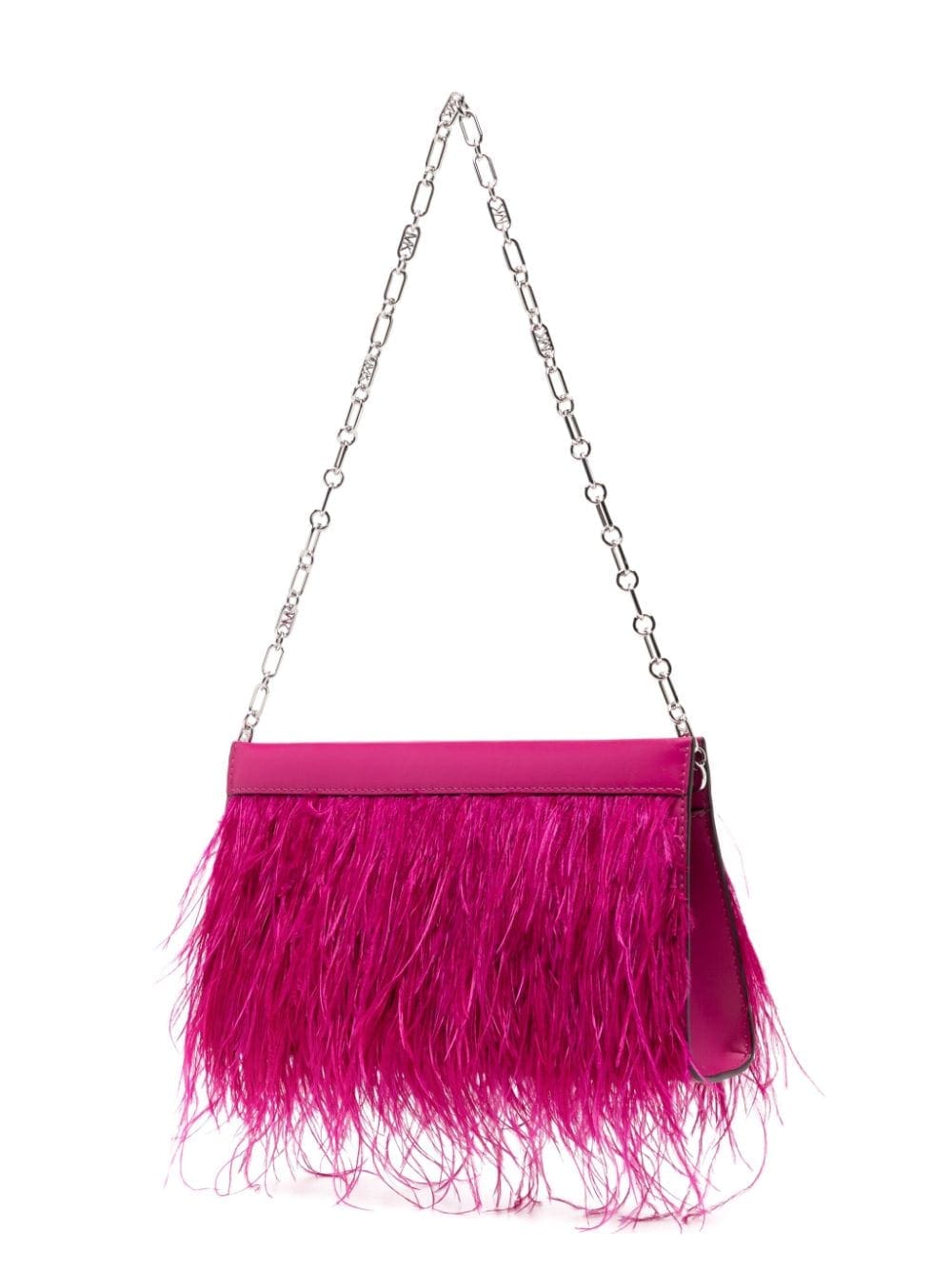 Michael Kors Tabitha feather-embellished leather shoulder bag - Image 3