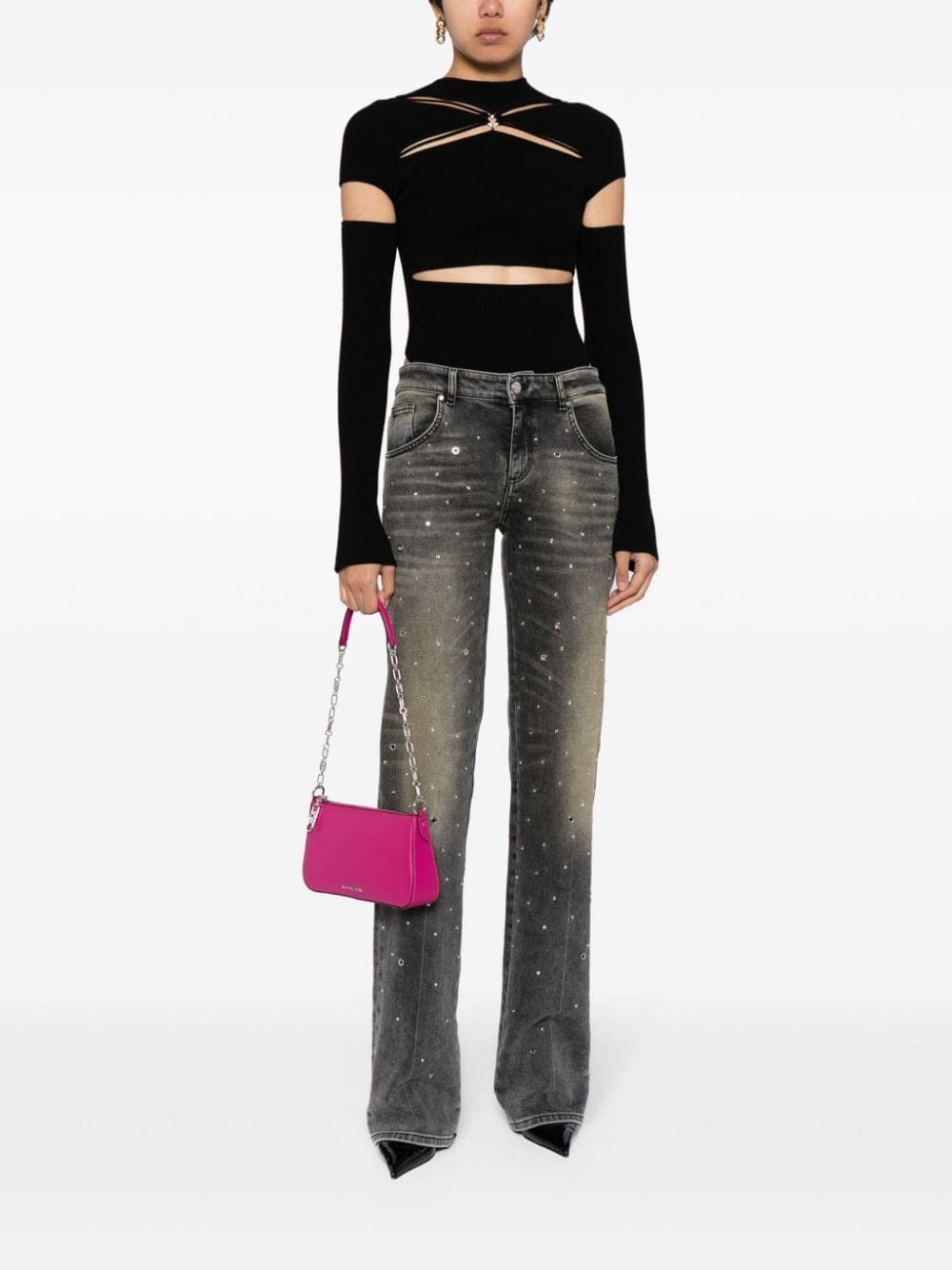 Michael Kors medium Empire logo-lettering shoulder bag - Image 2