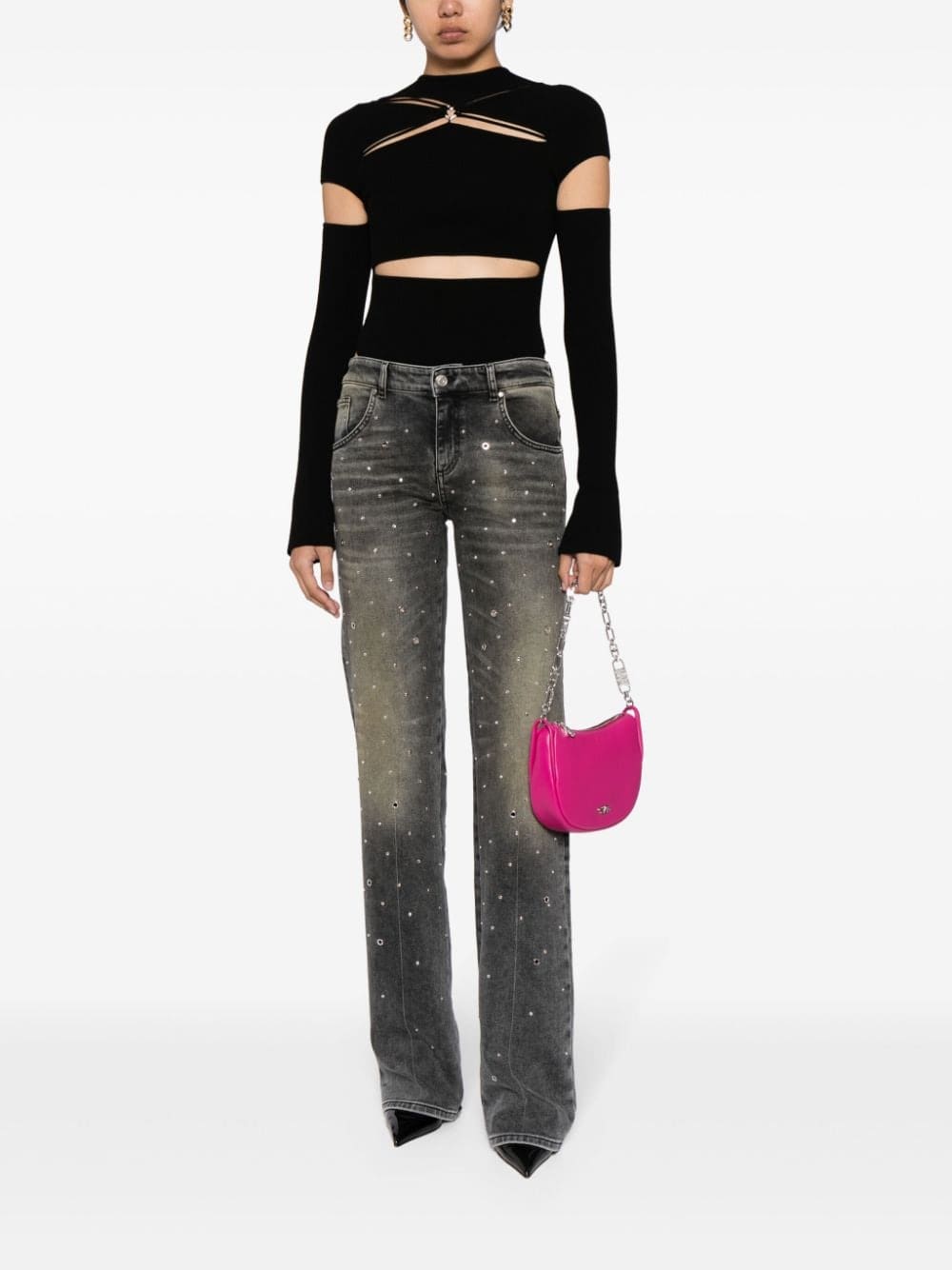 Michael Kors small Kendall logo-plaque shoulder bag - Image 2