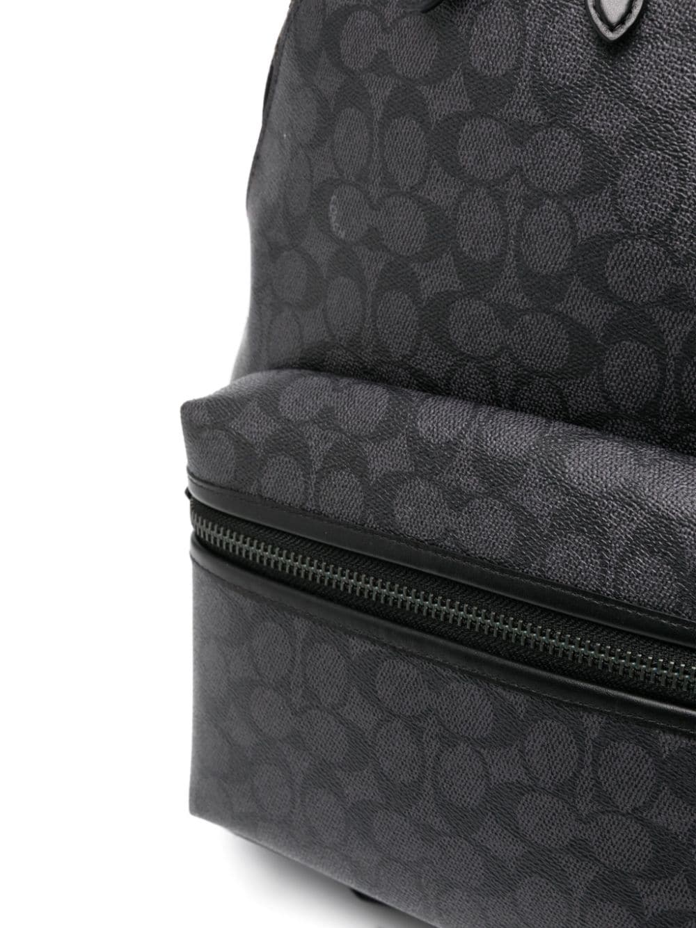 Coach Charter logo-print leather backpack - Image 3