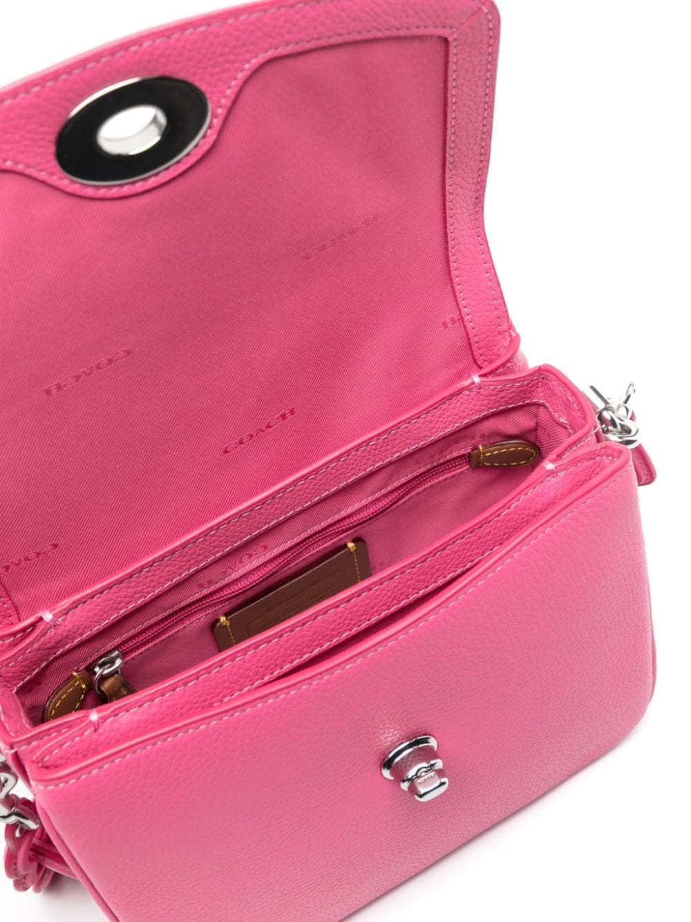 Coach logo-plaque leather shoulder bag - Image 5