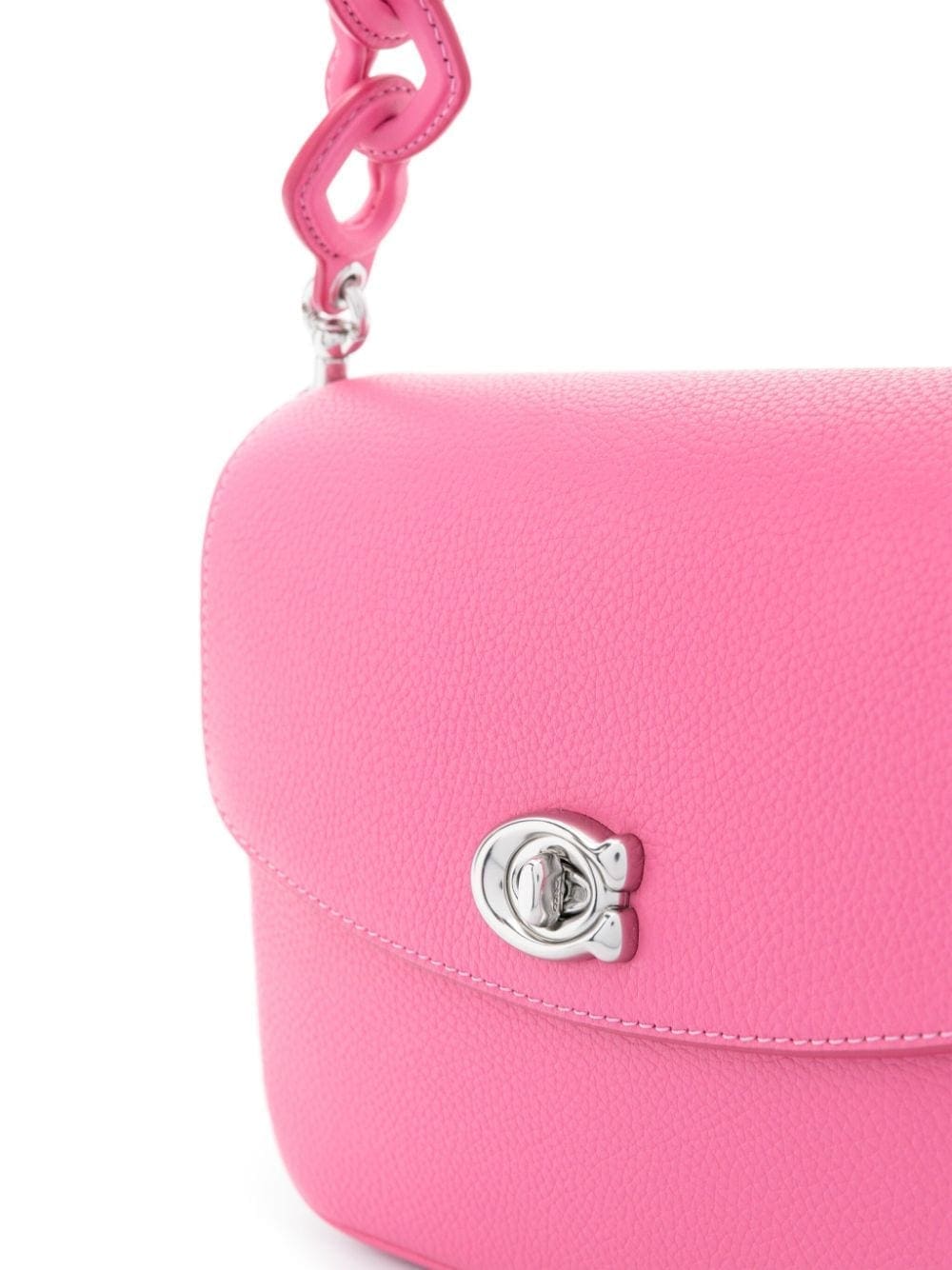 Coach logo-plaque leather shoulder bag - Image 4