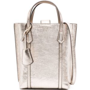 Tory Burch mini Perry metallic tote bag