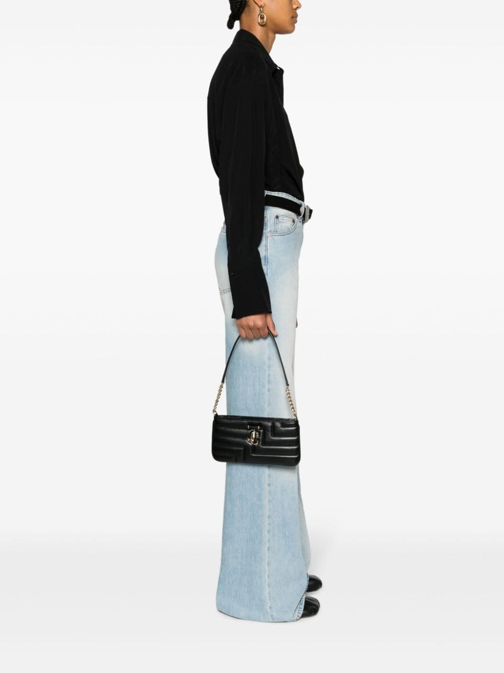 Jimmy Choo Avenue leather shoulder bag - Image 2