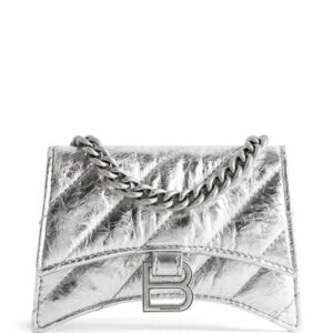Balenciaga Crush metallic quilted mini bag