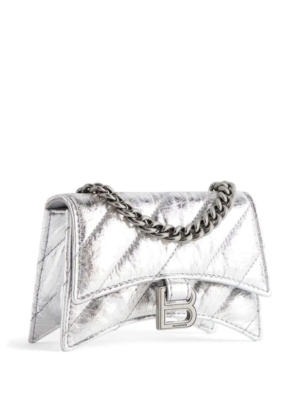 Balenciaga Crush metallic quilted mini bag - Image 3