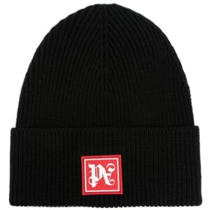 Palm Angels monogram-appliqué ski beanie