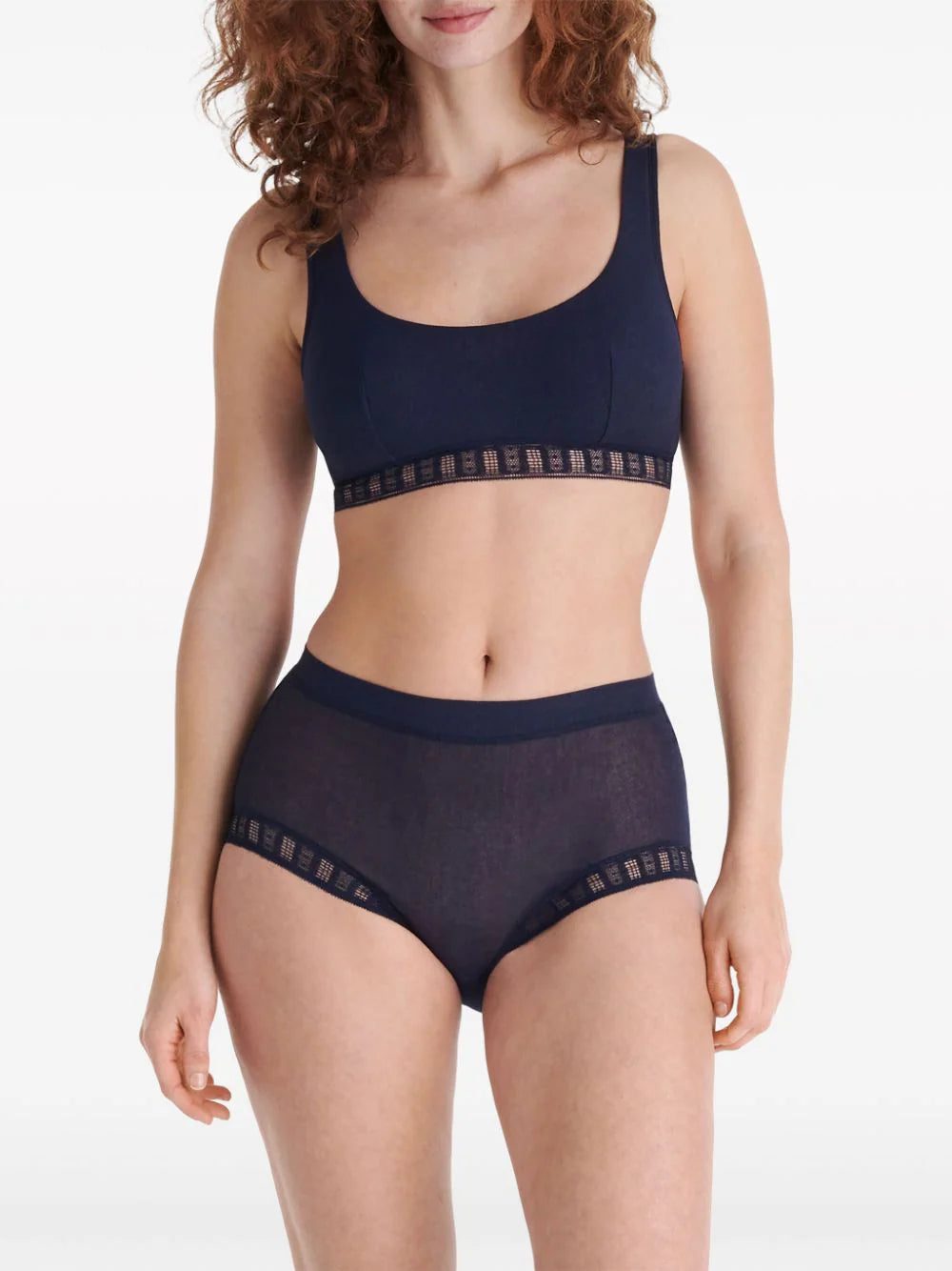 ERES Chiffon crop top bra - Image 3