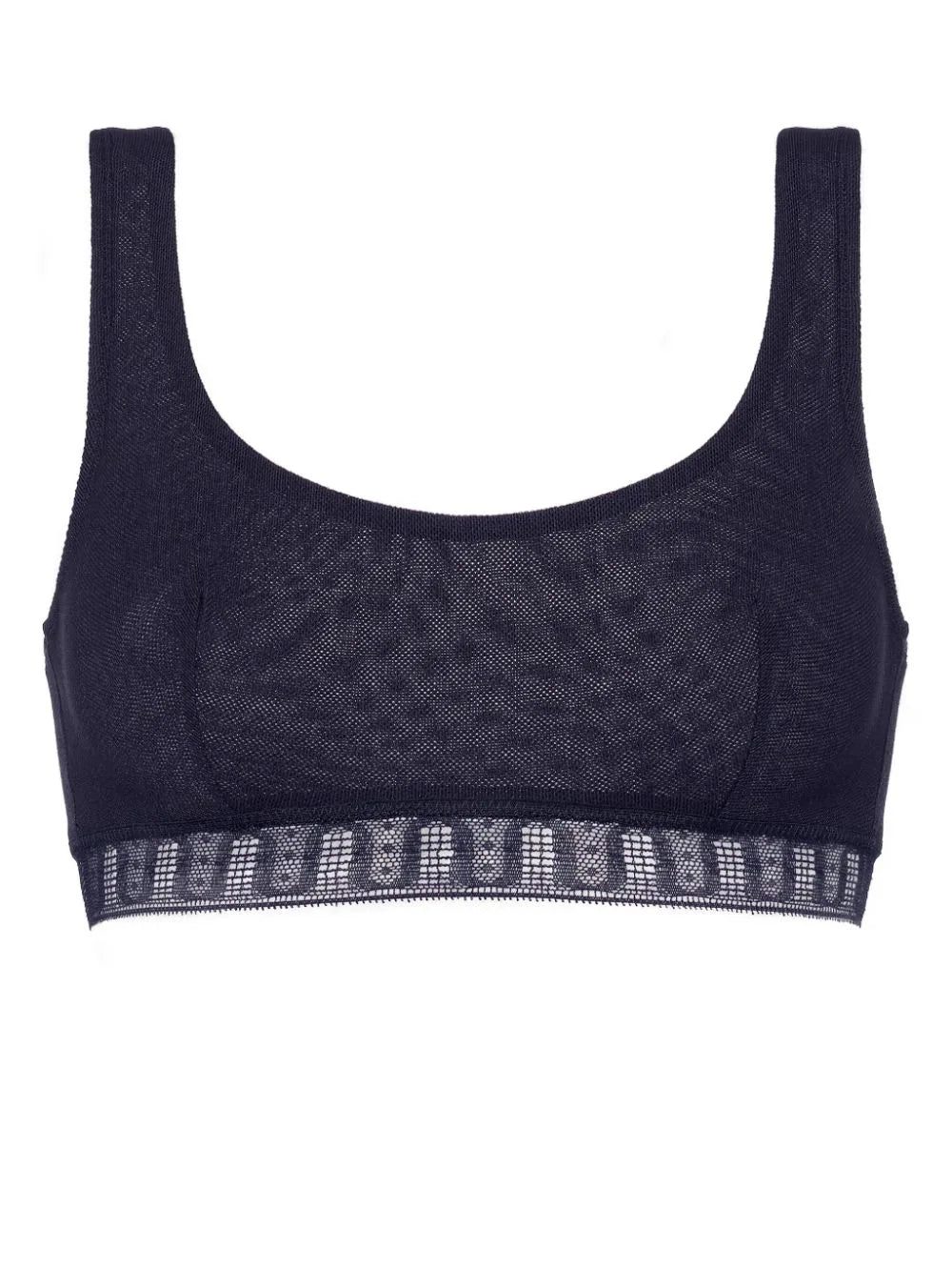 ERES Chiffon crop top bra