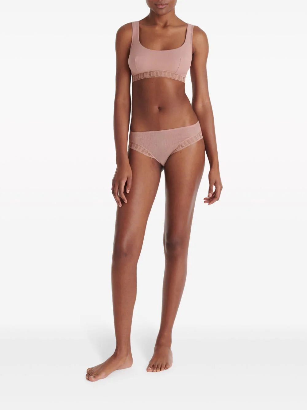 ERES Chiffon crop top bra - Image 2