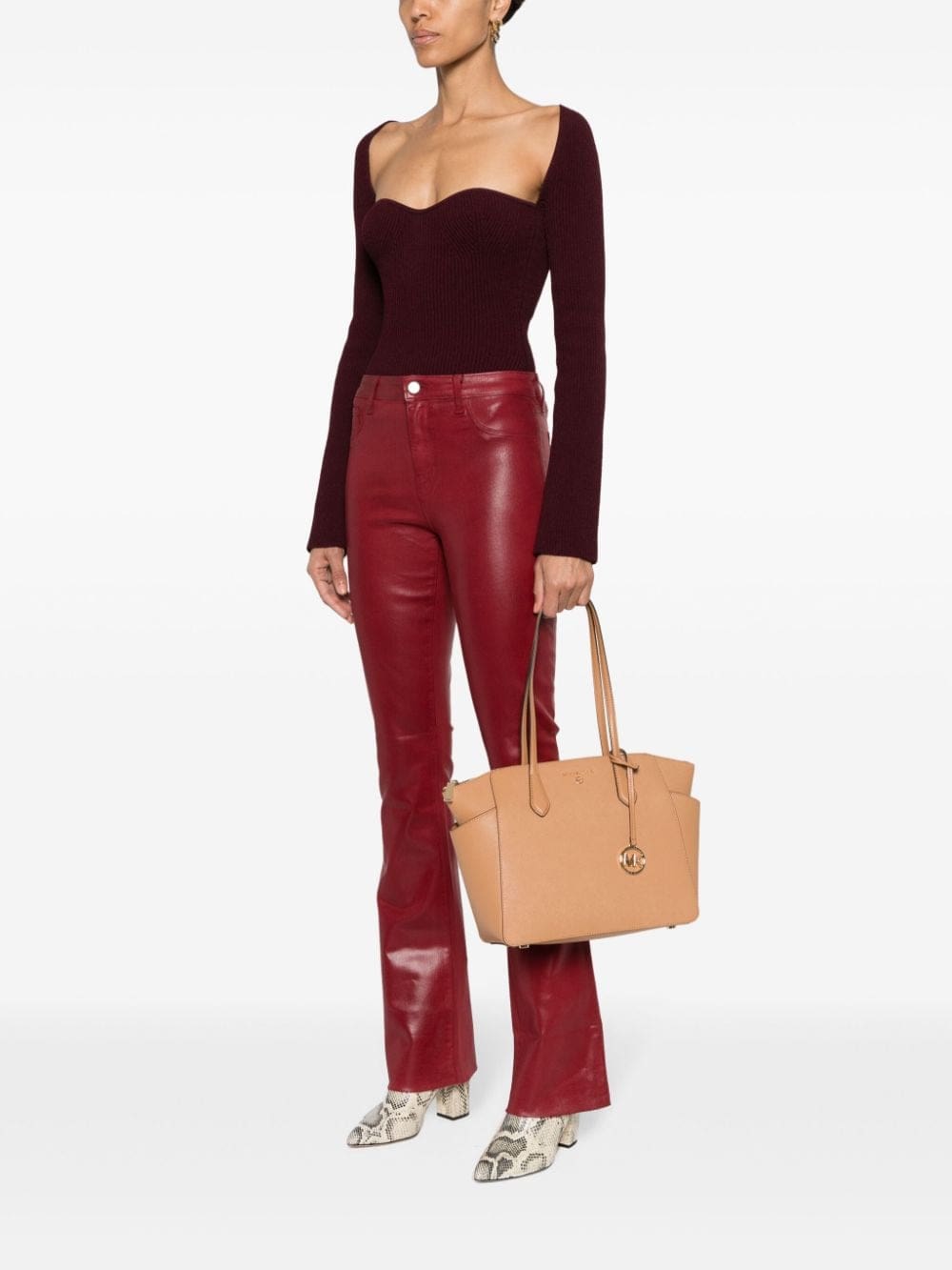 Michael Michael Kors medium Marilyn leather tote bag - Image 2