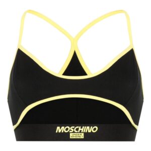 Moschino  logo-print jersey bralette