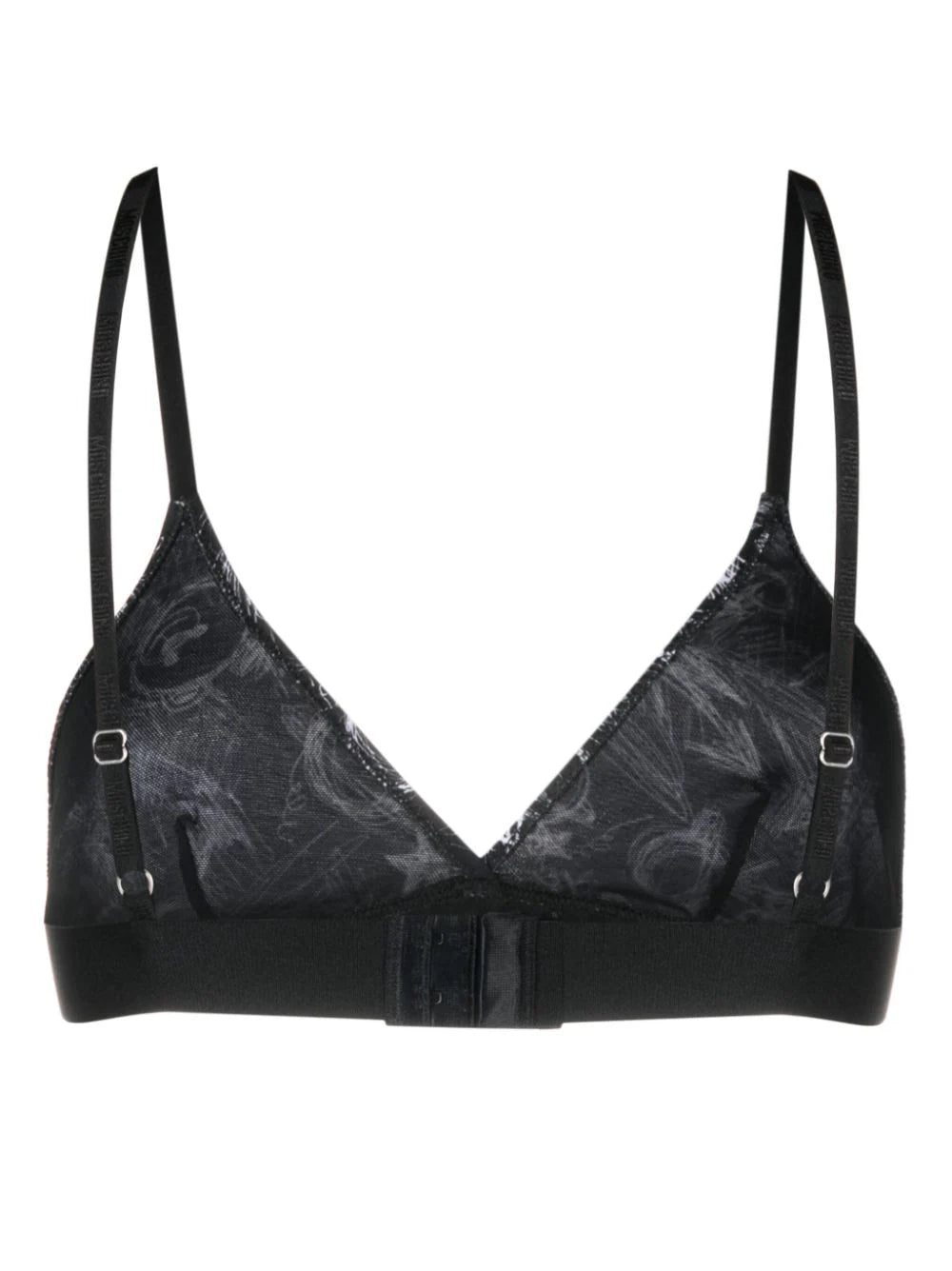 Moschino sketch-print cotton triangle bra - Image 2