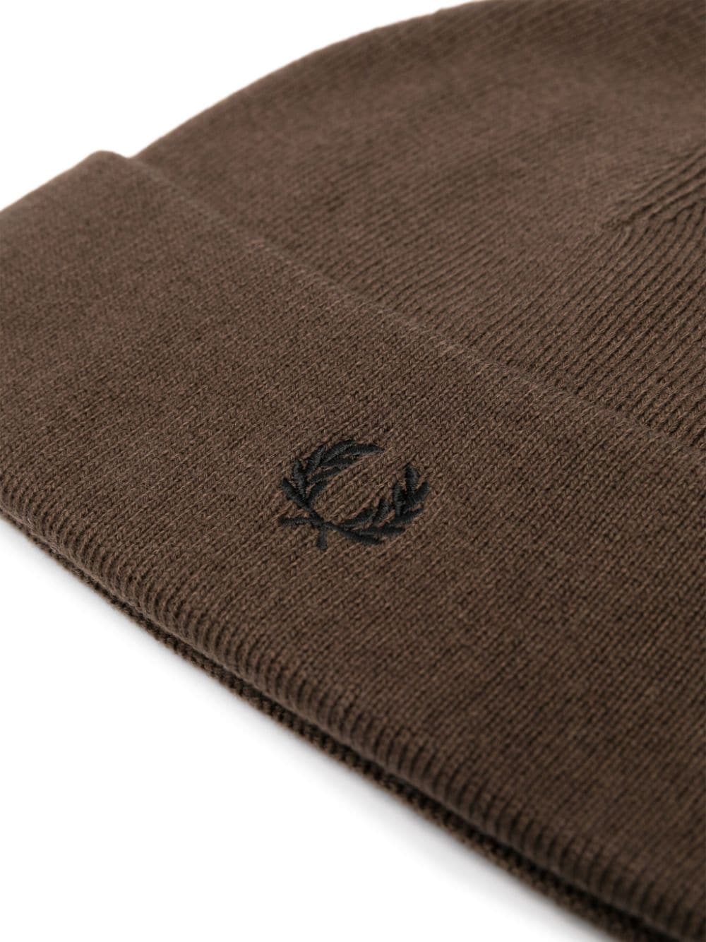 Fred Perry logo-embroidered turn up-brim beanie - Image 2