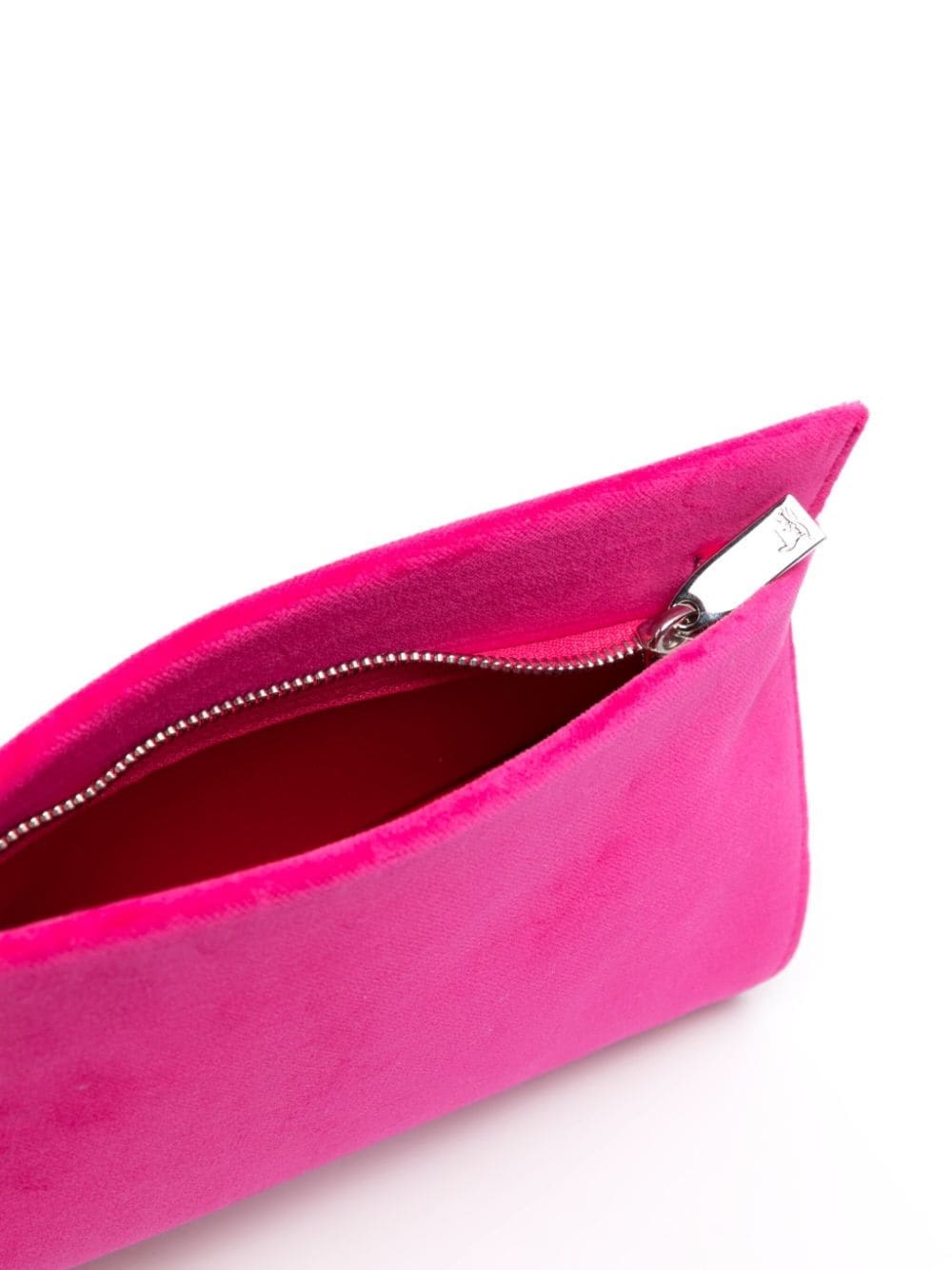 Christian Louboutin small Loubitwist velvet clutch bag - Image 5