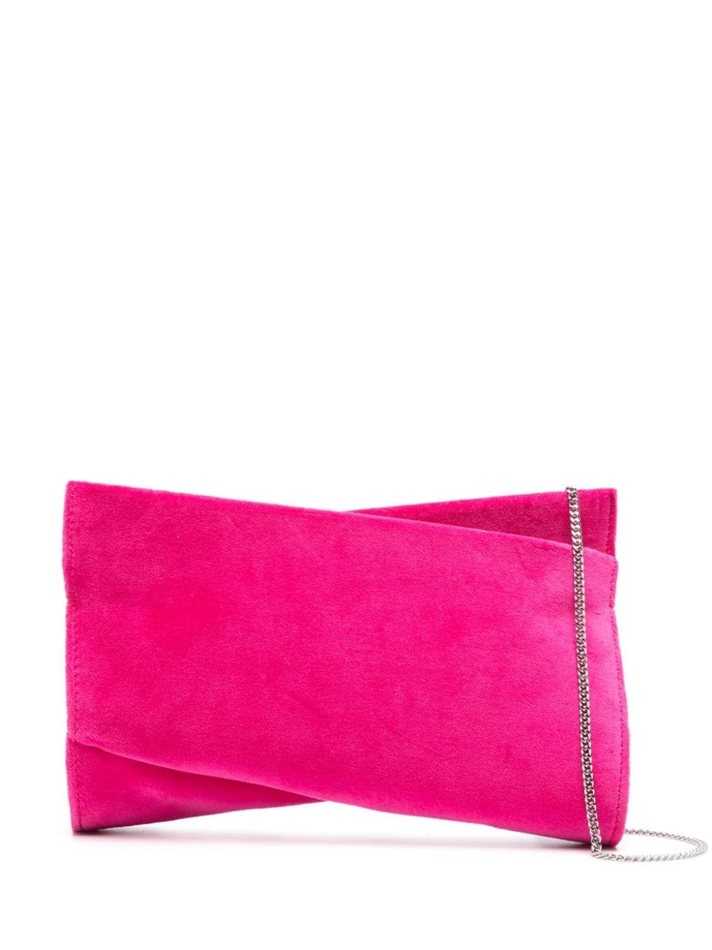 Christian Louboutin small Loubitwist velvet clutch bag