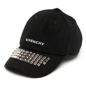 Givenchy logo-embroidered spike stud-detail baseball cap