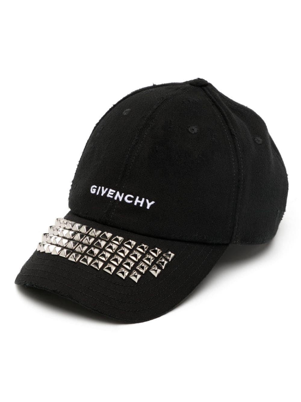Givenchy logo-embroidered spike stud-detail baseball cap