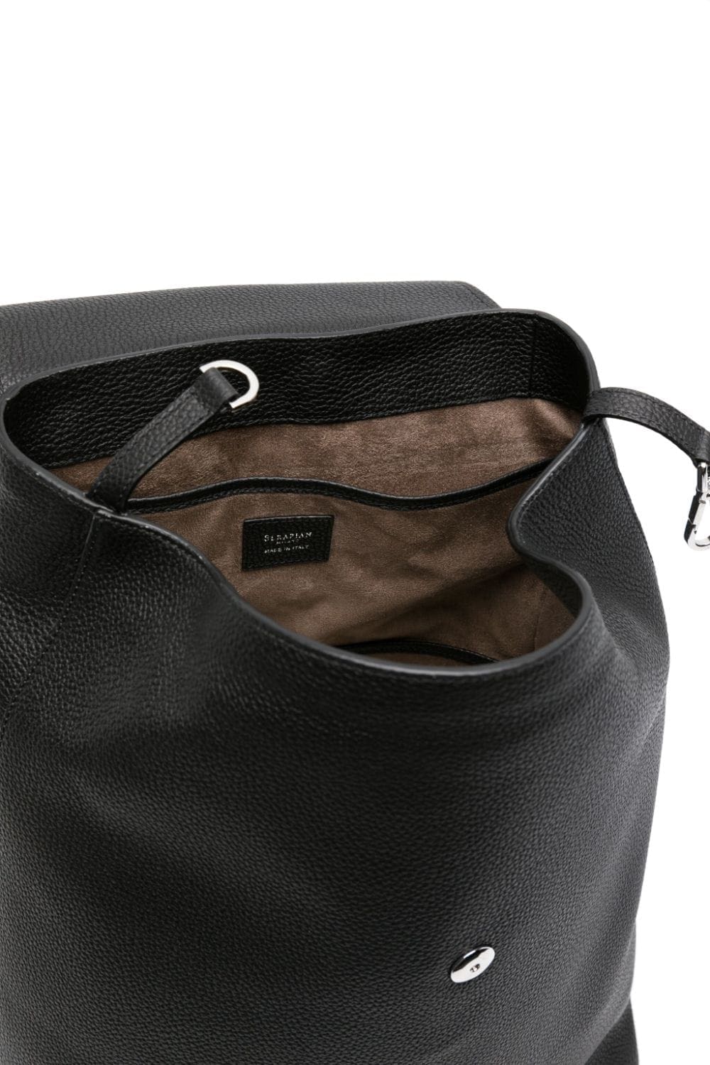 Serapian Day grained-leather backpack - Image 5