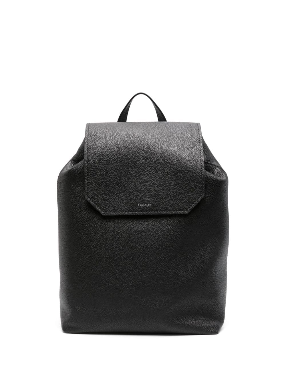 Serapian Day grained-leather backpack