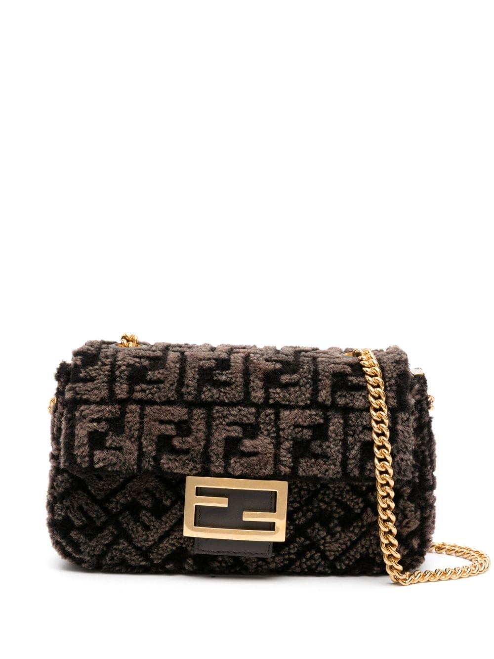 FENDI Baguette FF motif shoulder bag
