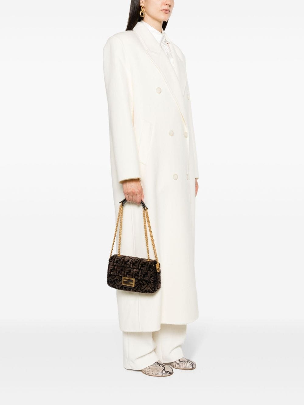 FENDI Baguette FF motif shoulder bag - Image 2