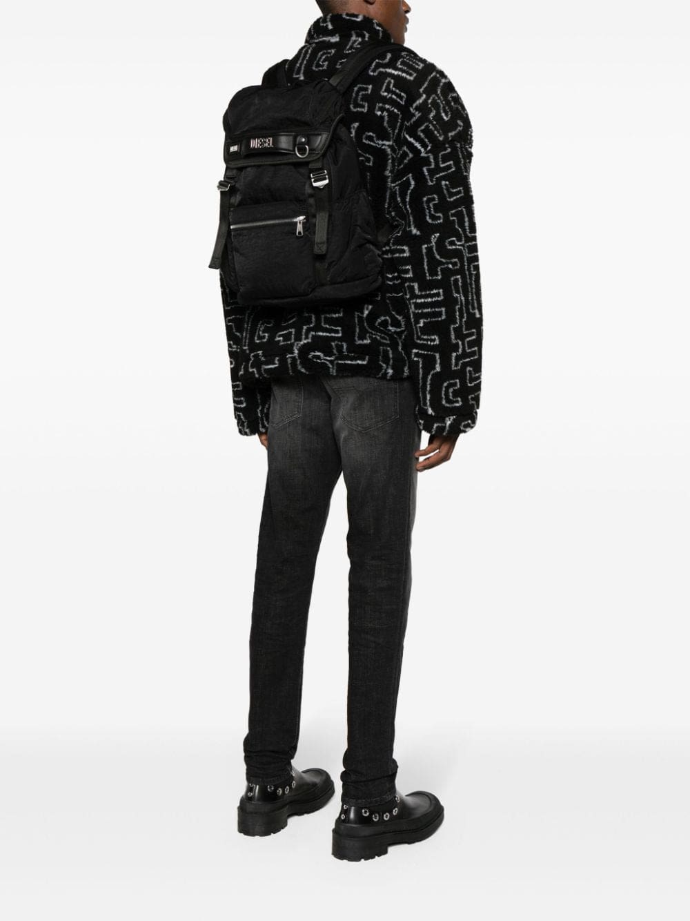 Diesel large Logos backpack - Image 5